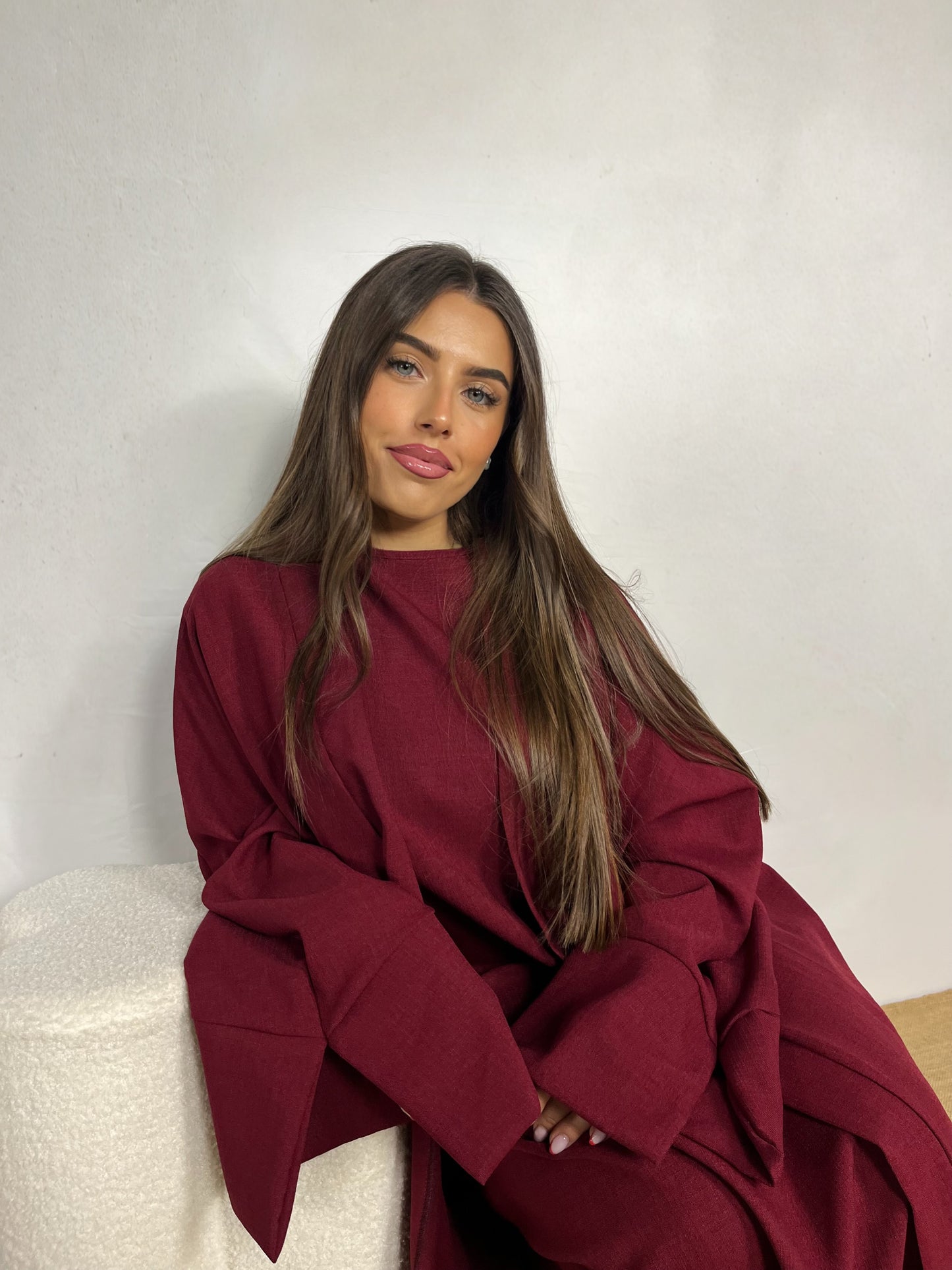 ENSEMBLE LINA bordeaux