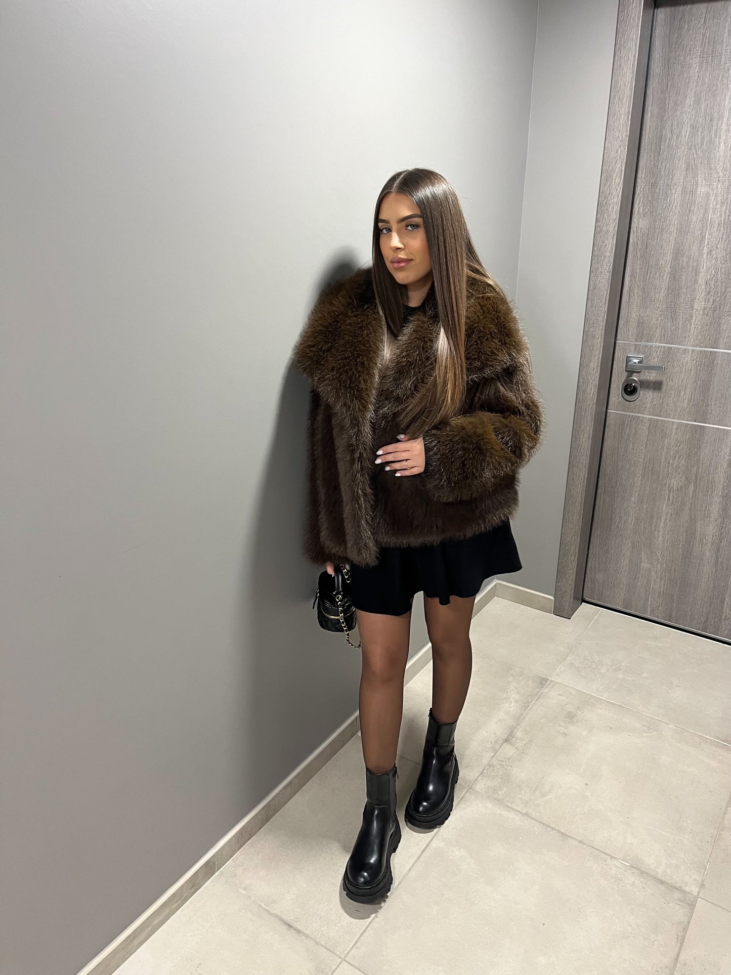 FOURRURE ALBA MARRON