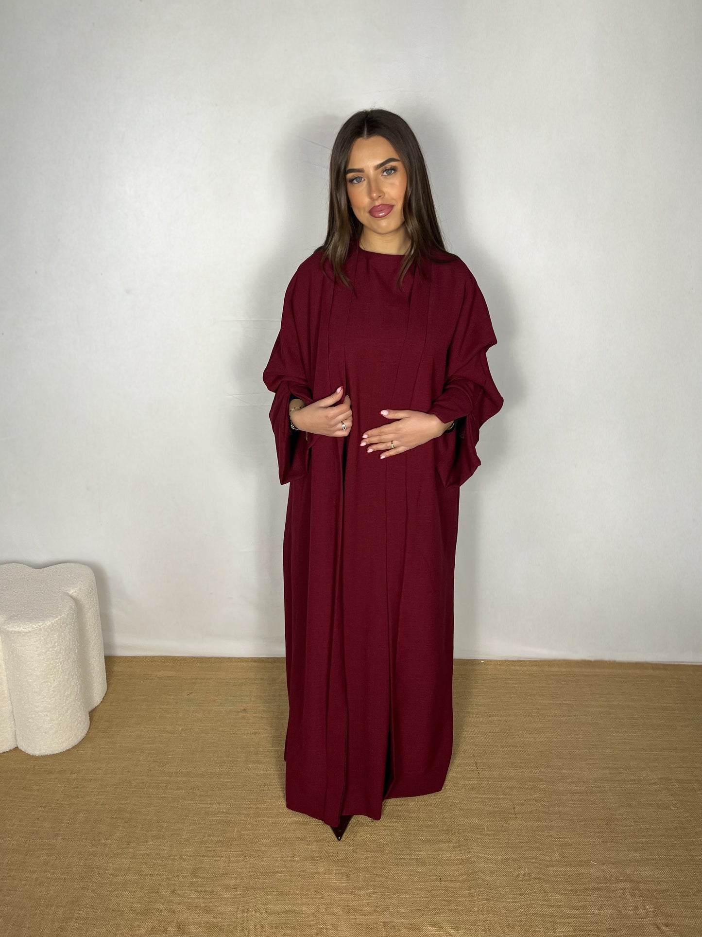 ENSEMBLE LINA bordeaux