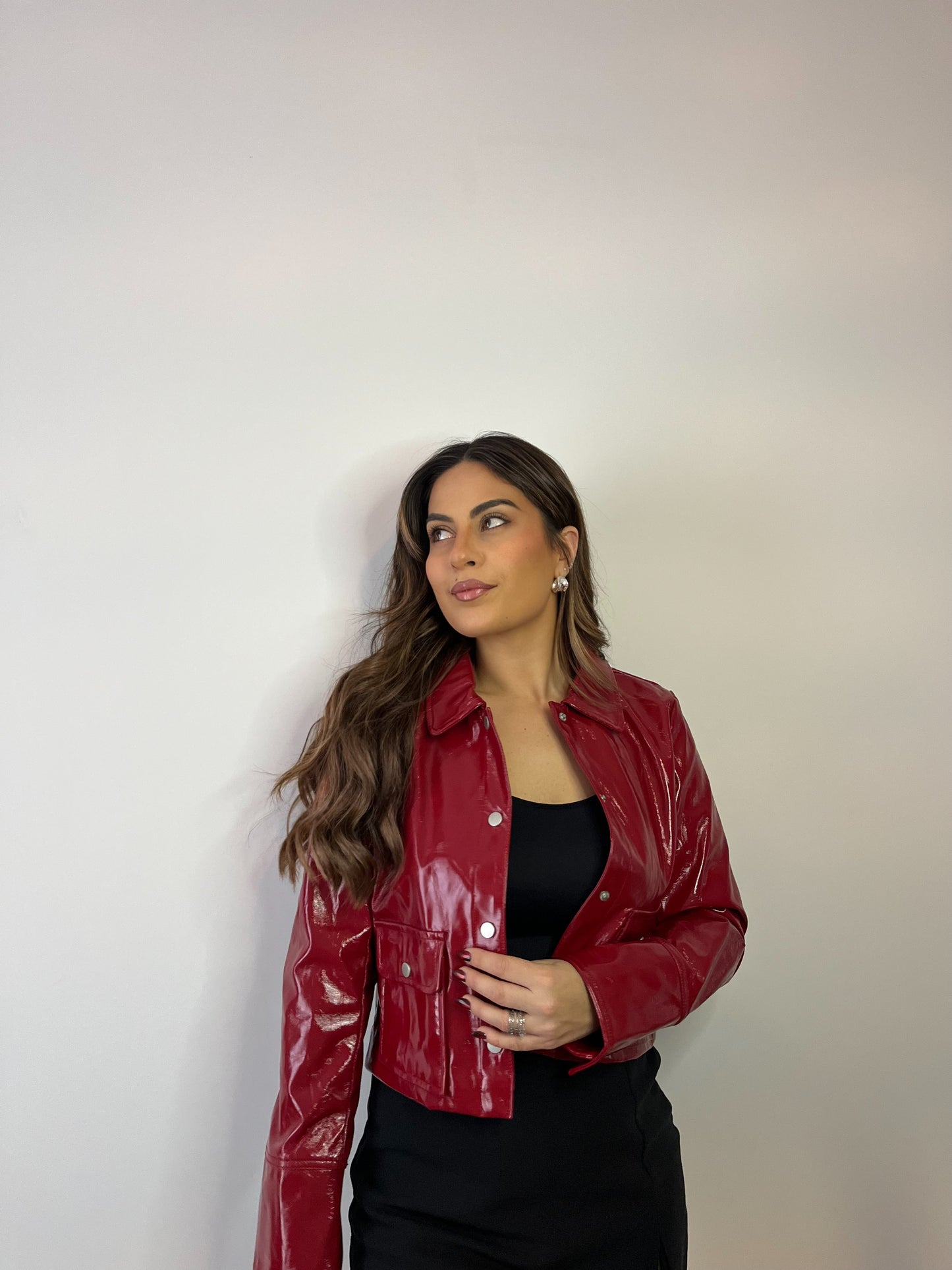 VESTE CARLA ROUGE