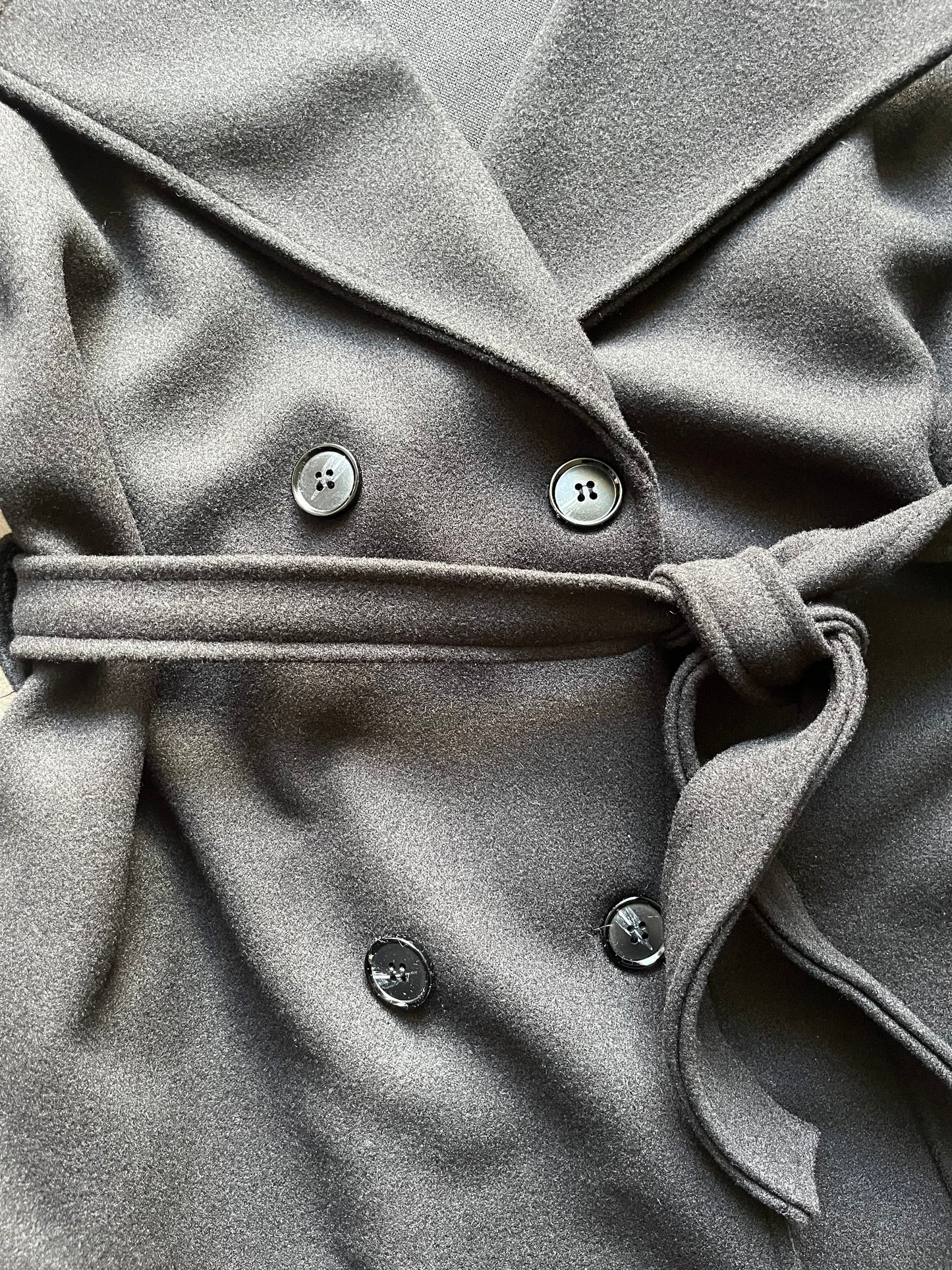 MANTEAU TRENCH NOIR