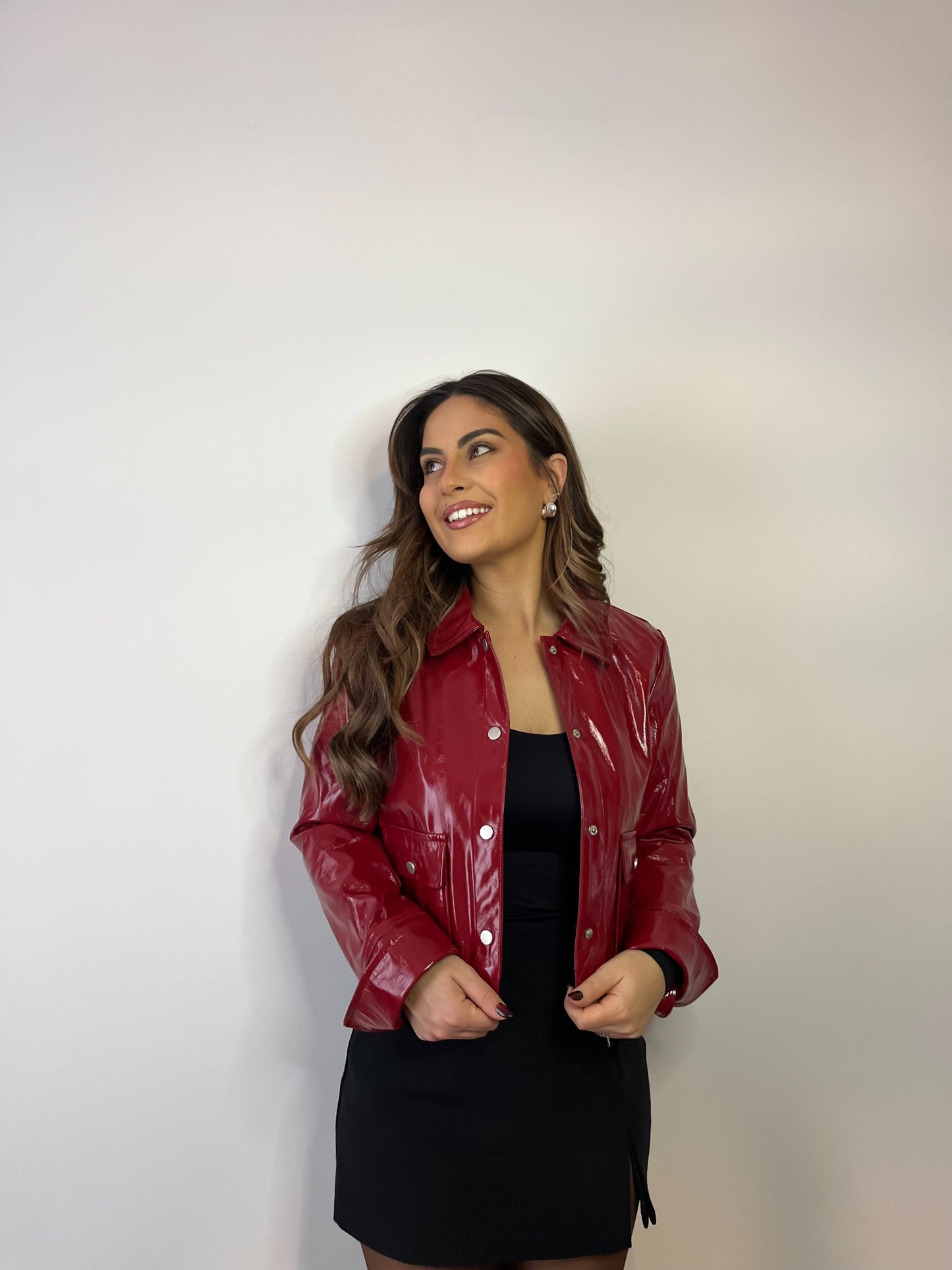 VESTE CARLA ROUGE
