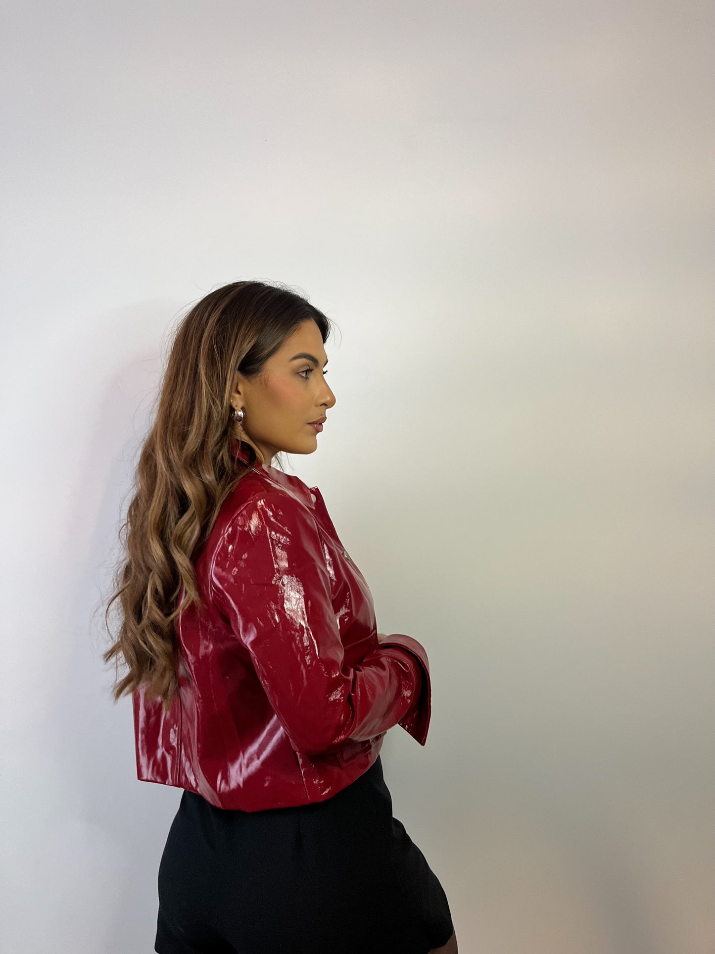 VESTE CARLA ROUGE