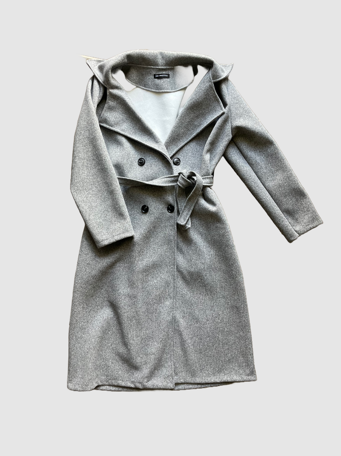 MANTEAU TRENCH GRIS