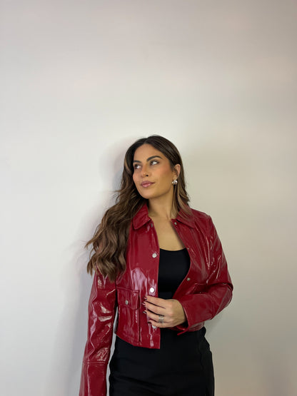 VESTE CARLA ROUGE