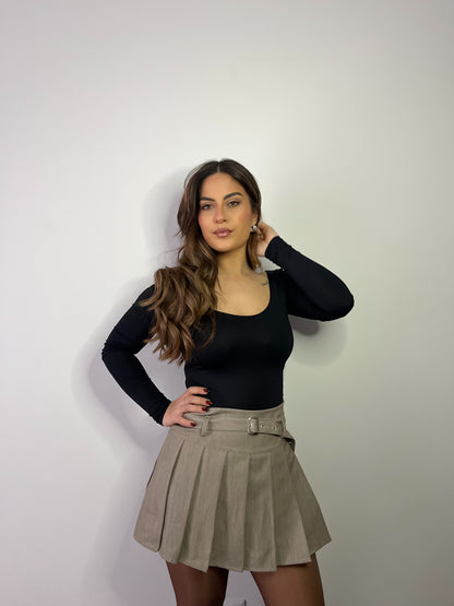 JUPE-SHORT NINA BEIGE