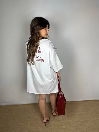 T-shirt oversize imprimé