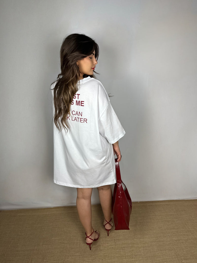 T-shirt oversize imprimé