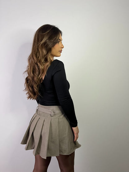 JUPE-SHORT NINA BEIGE